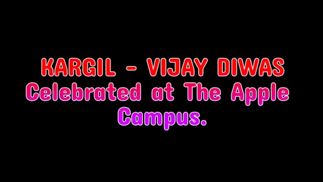 KARGIL-VIJAY DIWAS Celebrated @theappleschool2086 (CBSE) Channapatna - 562160