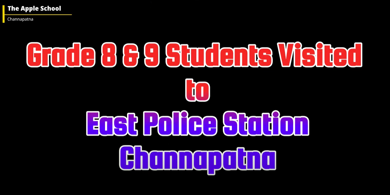 Grade 8 & 9 Students from @theappleschool2086 Visited East Police Station, Channapatna - 562160